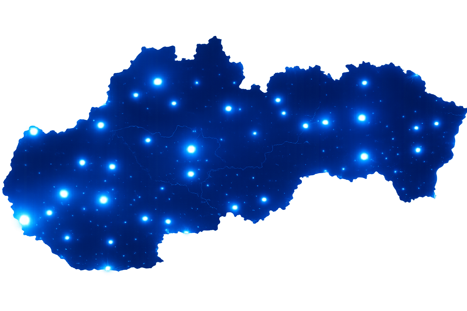 Skauting – regionálne pokrytie Slovenska